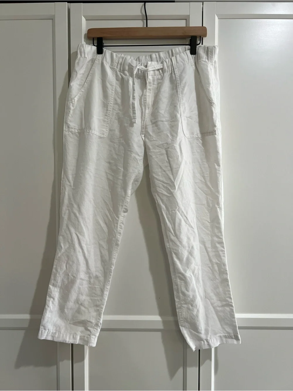 Women’s Columbia Linen and Cotton Blend White Pant